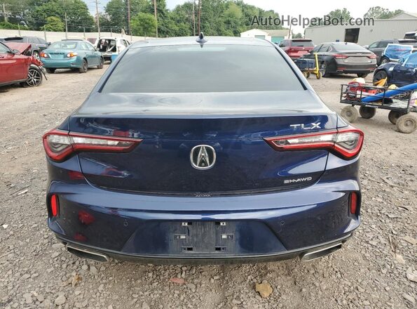 19UUB6F69MA012403 2021 ACURA TLX Blue Rear view