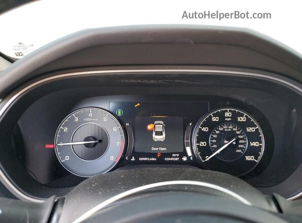 19UUB6F69MA012403 2021 ACURA TLX Blue Instrument cluster view