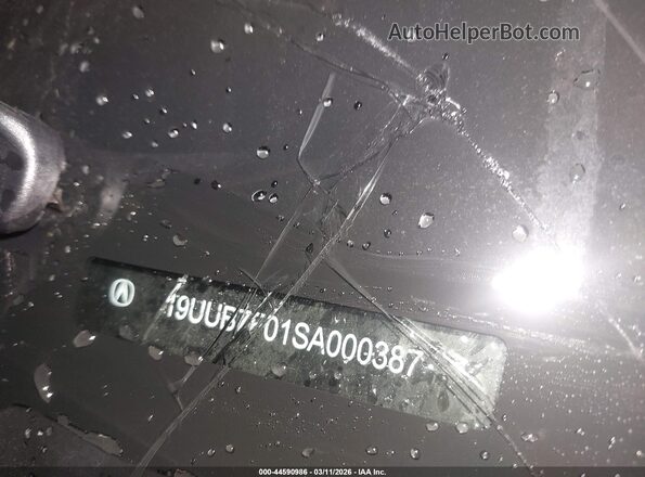 19UUB7F01SA000387 2025 ACURA TLX Black Widok komory silnika