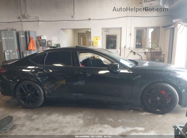 19UUB7F01SA000387 2025 ACURA TLX Black Widok zestawu wskaźników