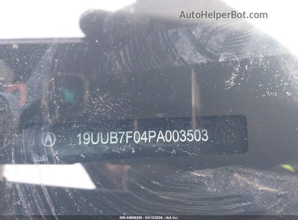 19UUB7F04PA003503 2023 ACURA TLX Gray 