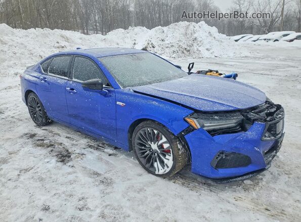 19UUB7F06NA001040 2022 ACURA TLX Blue წინა მარჯვენა