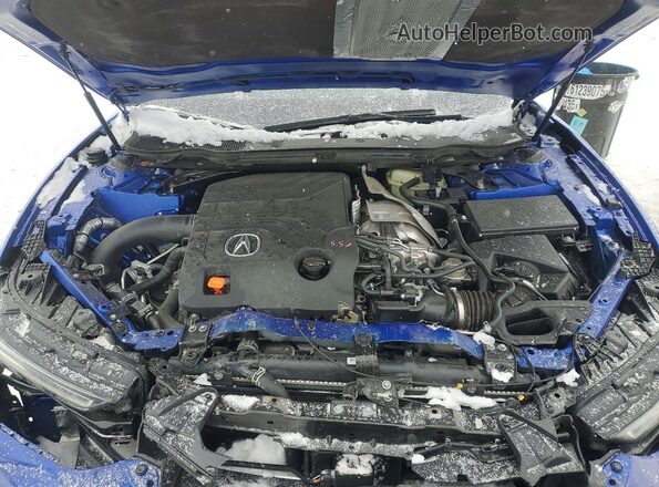19UUB7F06NA001040 2022 ACURA TLX Blue უკანა სალონის ხედი