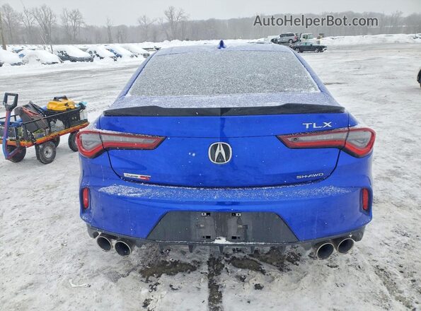 19UUB7F06NA001040 2022 ACURA TLX Blue უკანა ხედი