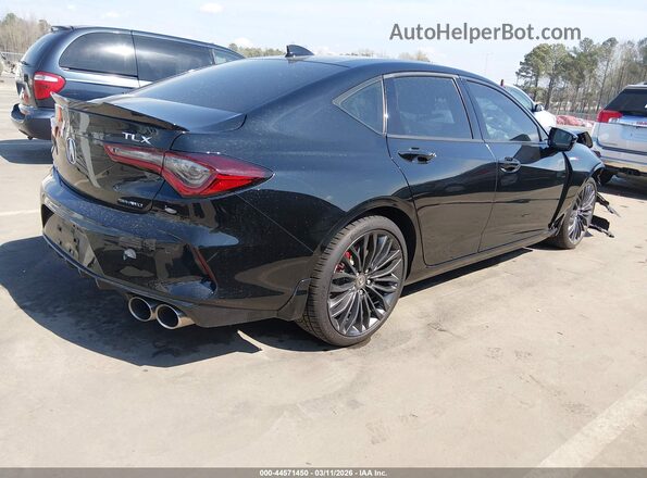 19UUB7F09MA000690 2021 ACURA TLX Black უკანა მარჯვენა