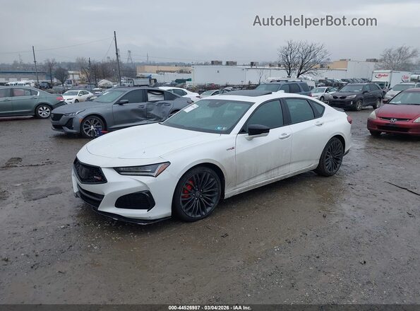 19UUB7F0XMA001380 2021 ACURA TLX Белый Передняя левая четверть