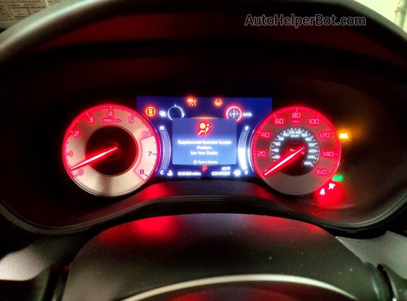 19UUB7F98PA002000 2023 ACURA TLX Black Vista del cuadro de instrumentos