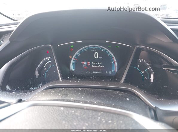 19XFC1F31ME008243 2021 HONDA CIVIC Blue უკანა სავარძლების ხედი