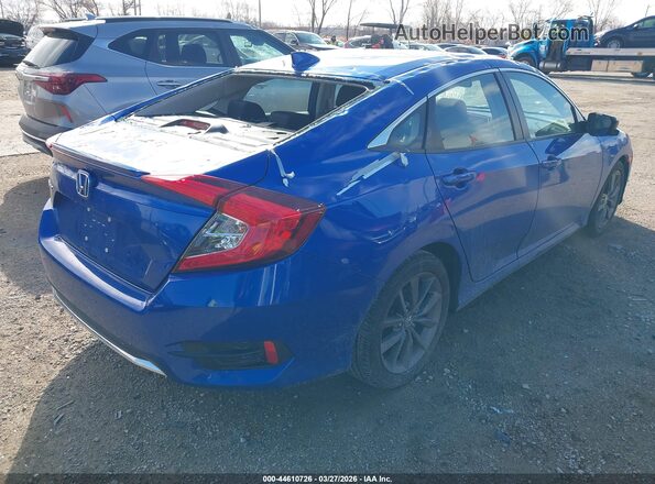 19XFC1F31ME008243 2021 HONDA CIVIC Blue უკანა მარჯვენა