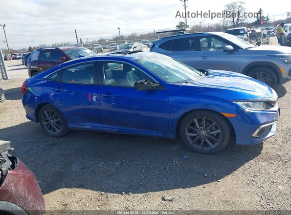 19XFC1F31ME008243 2021 HONDA CIVIC Blue უკანა სალონის ხედი