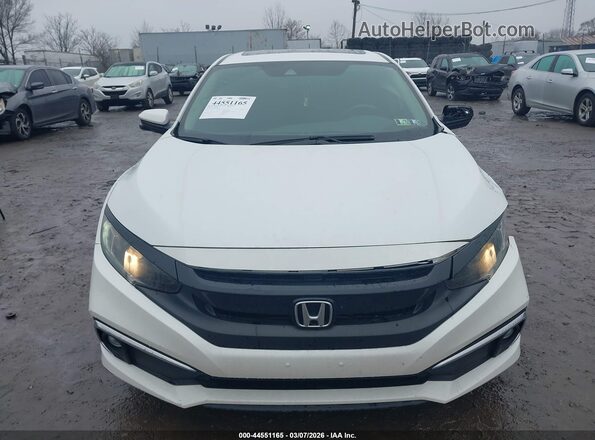 19XFC1F31ME203064 2021 HONDA CIVIC White Vista del cuadro de instrumentos