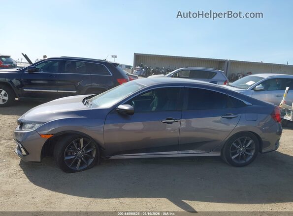 19XFC1F32LE220597 2020 HONDA CIVIC Gray Widok wnętrza 360 stopni