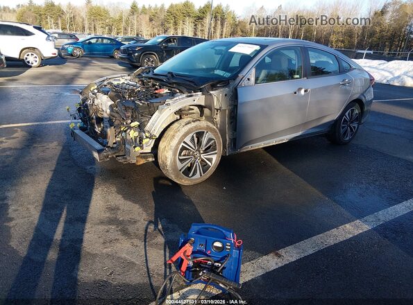 19XFC1F35JE200437 2018 HONDA CIVIC Silver Առջևի ձախ երեք քառորդ տեսարան