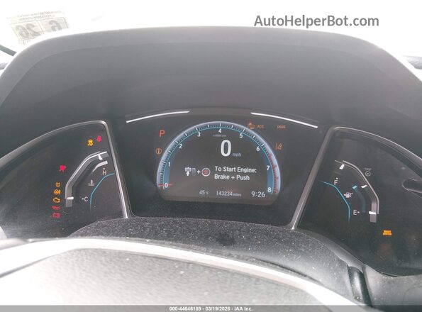 19XFC1F35ME209174 2021 HONDA CIVIC Blue უკანა სავარძლების ხედი