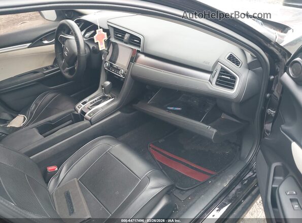 19XFC1F37GE206653 2016 HONDA CIVIC Black Front interior view