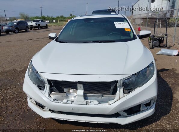 19XFC1F37ME006111 2021 HONDA CIVIC White Vista interior trasera