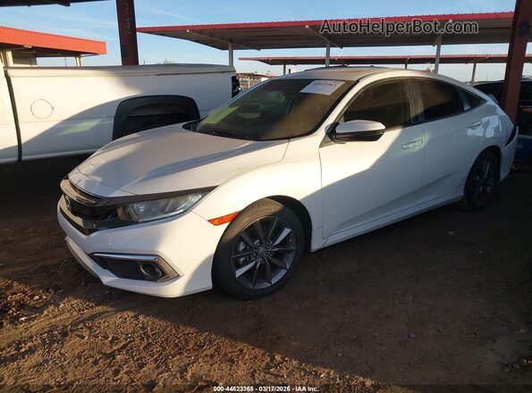 19XFC1F38ME011625 2021 HONDA CIVIC Белый Передняя левая четверть