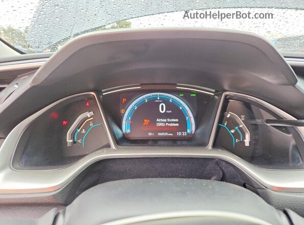 19XFC1F39ME006031 2021 HONDA CIVIC Blue ხელსაწყოთა პანელის ხედი