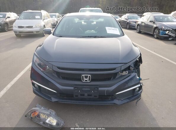 19XFC1F3XME207212 2021 HONDA CIVIC Black Вид задньої частини салону