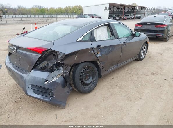 19XFC2F50GE219705 2016 HONDA CIVIC Gray უკანა მარჯვენა