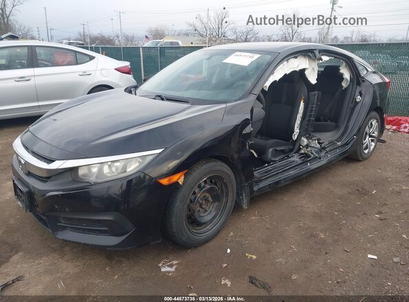 19XFC2F54GE018700 2016 HONDA CIVIC Black Przód lewy