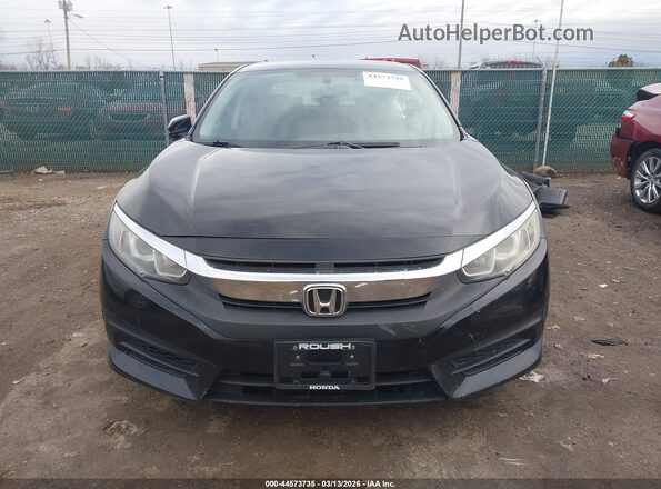19XFC2F54GE018700 2016 HONDA CIVIC Black Widok wnętrza z tyłu