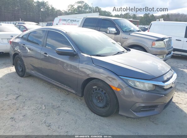 19XFC2F55JE005087 2018 HONDA CIVIC Gray Widok wnętrza z tyłu