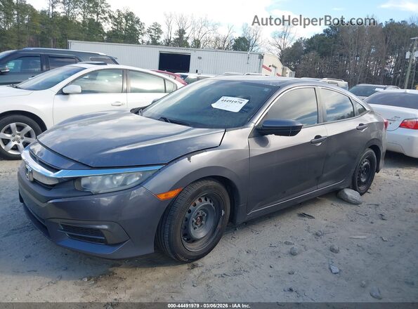 19XFC2F55JE005087 2018 HONDA CIVIC Gray Widok wnętrza 360 stopni