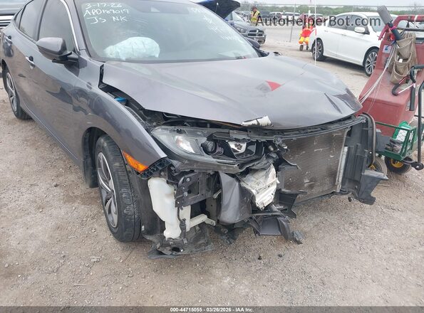 19XFC2F60KE036483 2019 HONDA CIVIC Gray Դիմացի տեսք