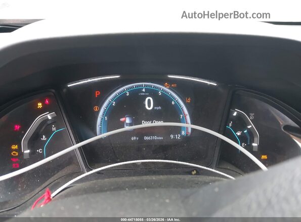 19XFC2F60KE036483 2019 HONDA CIVIC Gray Հետևի նստատեղերի տեսք