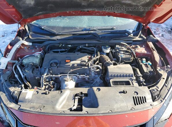 19XFC2F63KE213527 2019 HONDA CIVIC Red Rear interior view