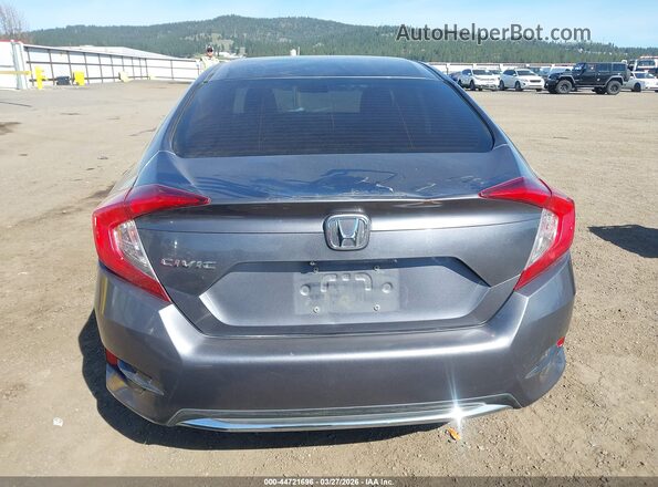 19XFC2F65KE029111 2019 HONDA CIVIC Gray 