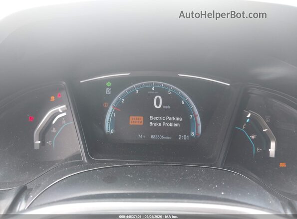 19XFC2F6XKE011025 2019 HONDA CIVIC Белый Вид задних сидений