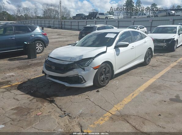 19XFC2F6XKE011025 2019 HONDA CIVIC Белый Передняя левая четверть