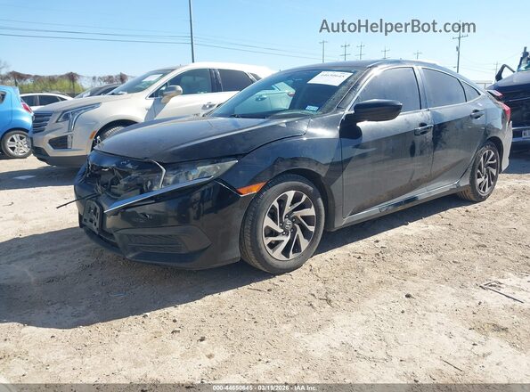 19XFC2F70GE032093 2016 HONDA CIVIC Black Vista tres cuartos delantera izquierda