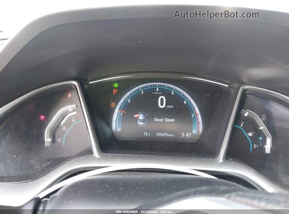 19XFC2F70JE205781 2018 HONDA CIVIC Silver უკანა სავარძლების ხედი