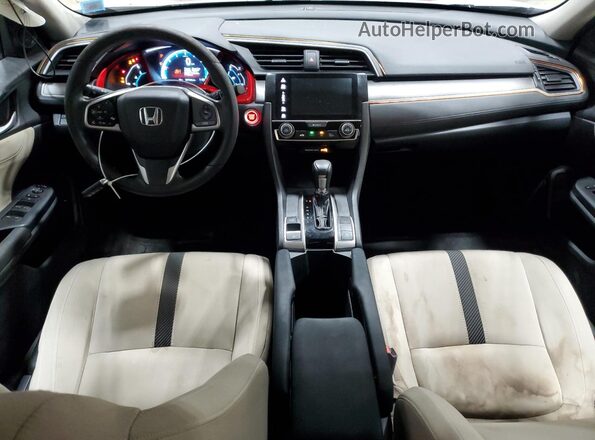 19XFC2F76GE216387 2016 HONDA CIVIC White Առջևի վահանակի տեսք