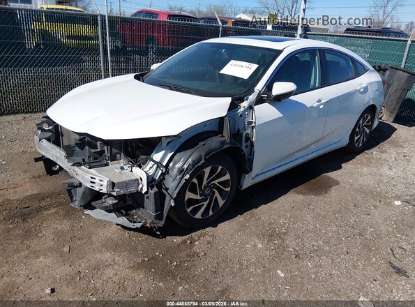 19XFC2F7XHE038243 2017 HONDA CIVIC White წინა მარცხენა ხედი სამი მეოთხედიდან