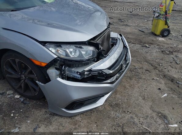 19XFC2F80KE008619 2019 HONDA CIVIC Silver Դիմացի տեսք