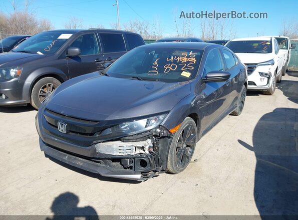 19XFC2F81KE012937 2019 HONDA CIVIC Gray 