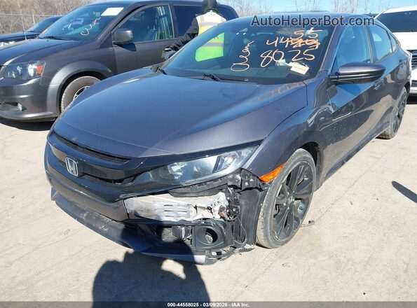 19XFC2F81KE012937 2019 HONDA CIVIC Gray 