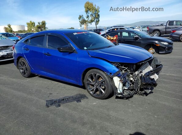 19XFC2F82KE210569 2019 HONDA CIVIC Blue 