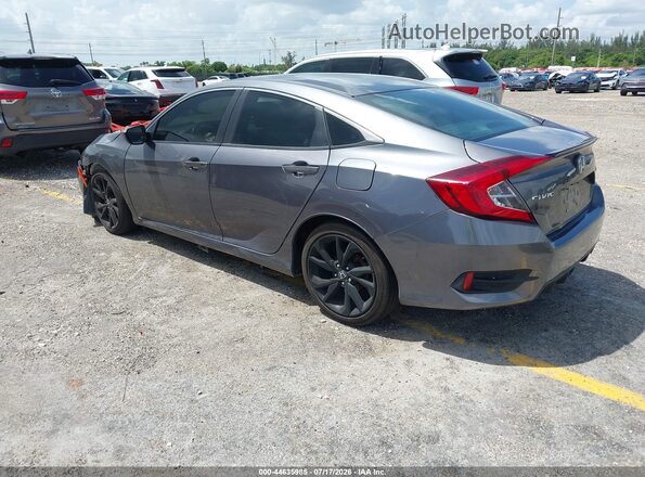 19XFC2F86LE006620 2020 HONDA CIVIC Gray Հետևի ձախ