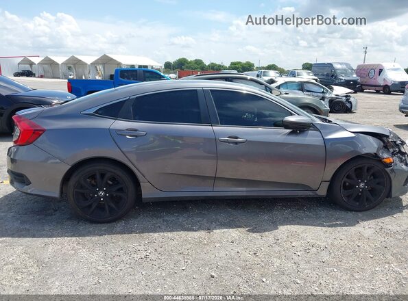 19XFC2F86LE006620 2020 HONDA CIVIC Gray Սալոնի հետևի տեսք