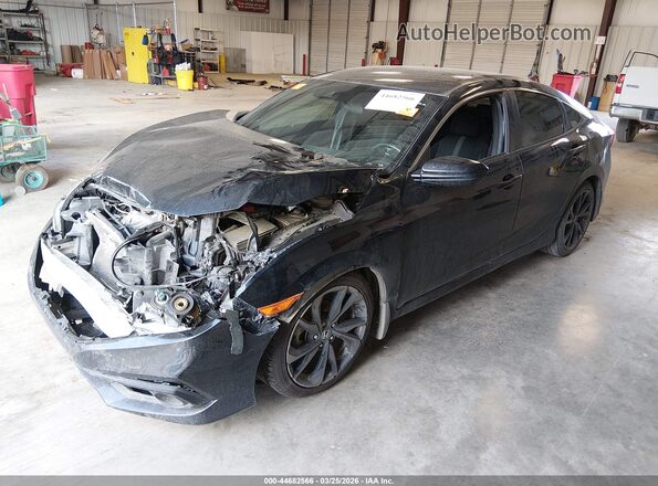 19XFC2F87KE045506 2019 HONDA CIVIC Black 