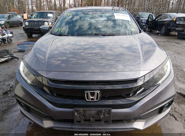 19XFC2F87ME200574 2021 HONDA CIVIC Gray Вид задньої частини салону