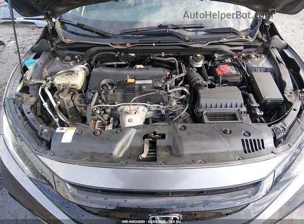 19XFC2F87ME200574 2021 HONDA CIVIC Gray Вид ззаду