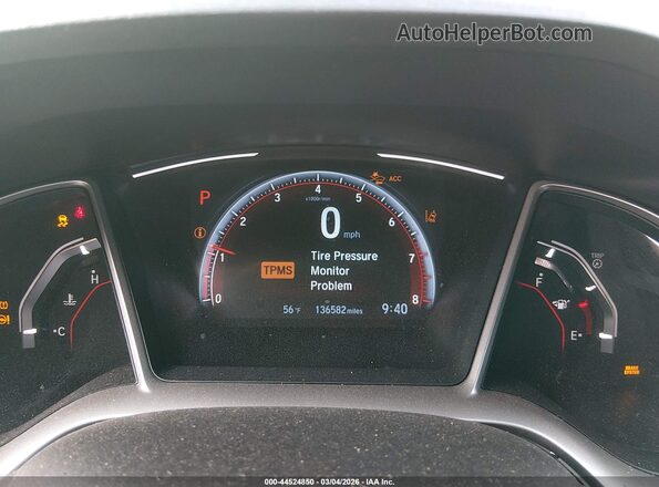 19XFC2F87ME200574 2021 HONDA CIVIC Gray Вид задніх сидінь