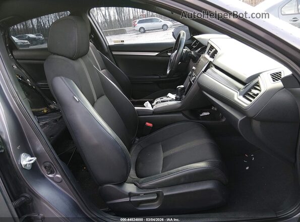 19XFC2F87ME200574 2021 HONDA CIVIC Gray Вид салону спереду
