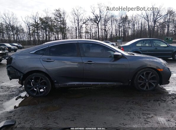 19XFC2F87ME200574 2021 HONDA CIVIC Gray Панорамний вид салону 360°